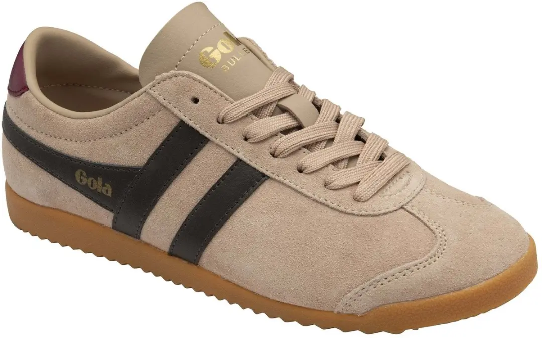 Gola Bullet Suede Trainer CLA153 - 38 - Cameo/Mocha/Cerise - afbeelding 3 van 6