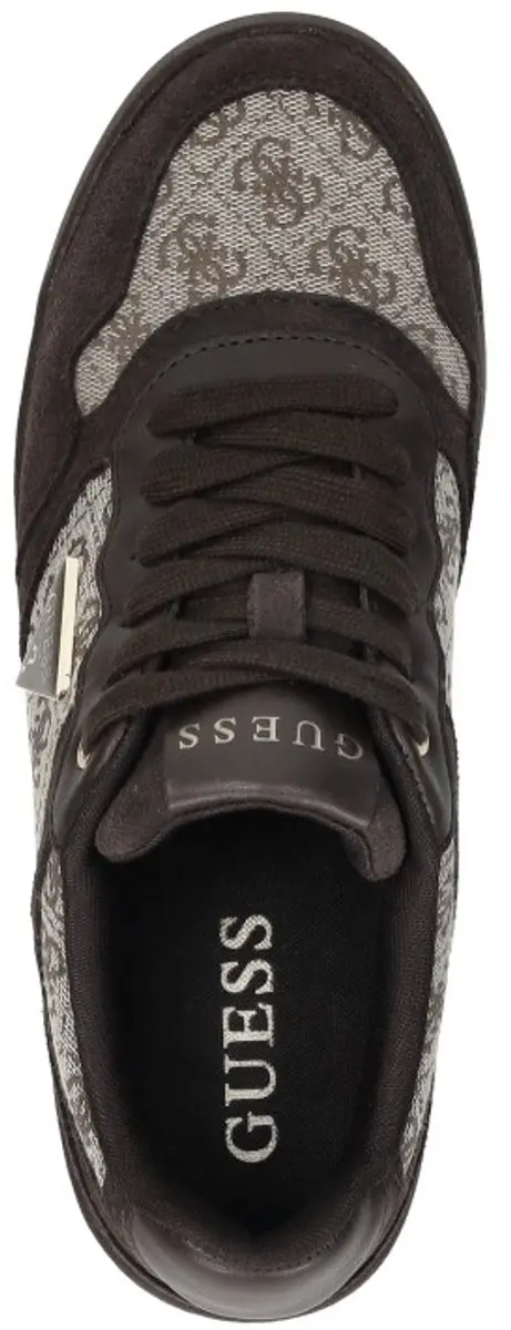 Guess Miram 16 Sneakers Laag - Donkerbruin - Maat 40 - afbeelding 6 van 6