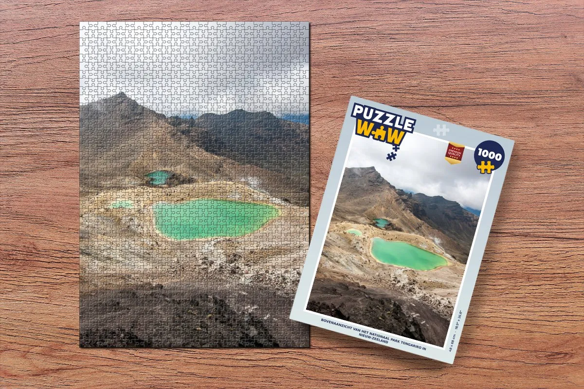 PuzzleWow Tongariro Nationaal Park Legpuzzel 1000 Stuks