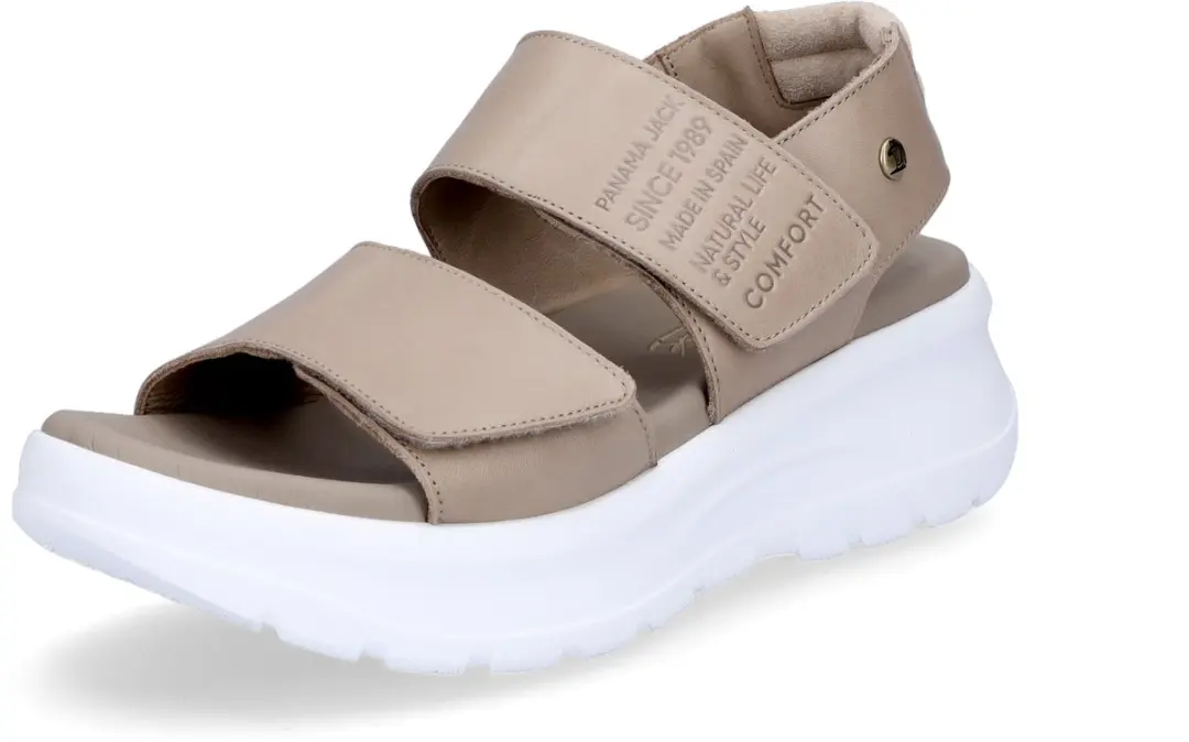 Panama Jack damessandaal taupe