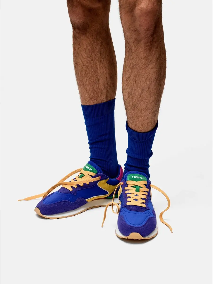 Hoff City Dopamine Leren Sneakers - Blauw