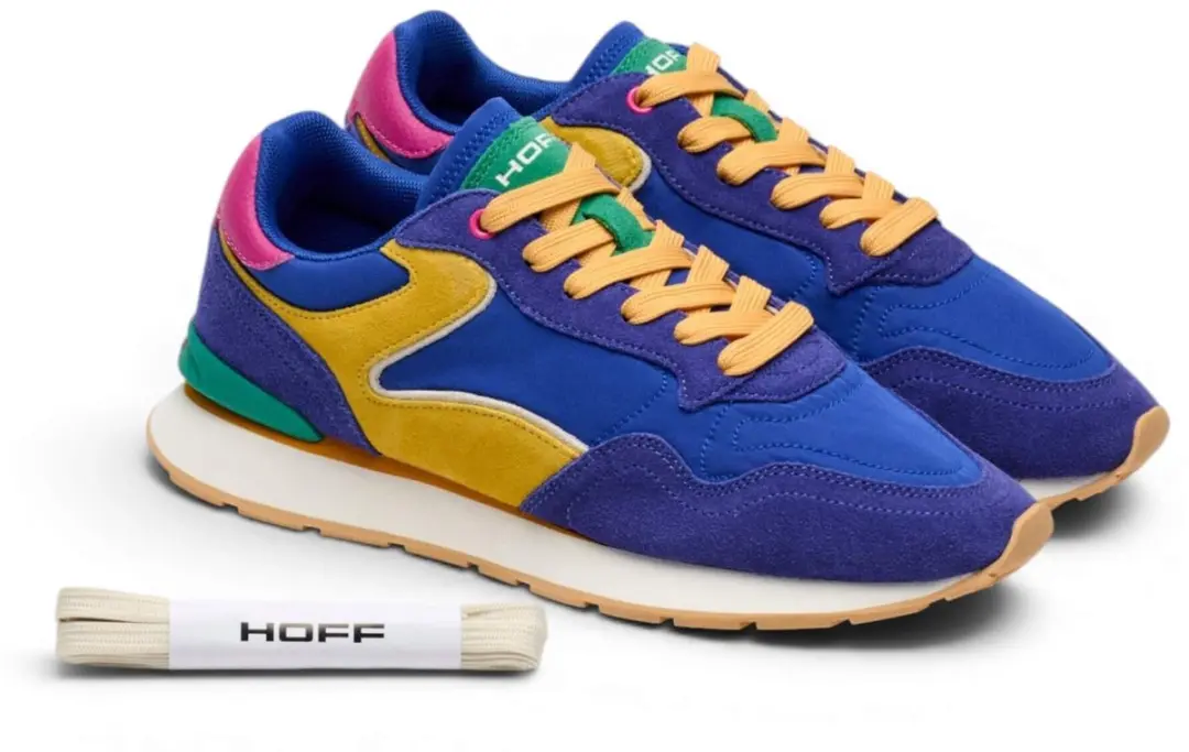 Hoff City Dopamine Leren Sneakers - Blauw