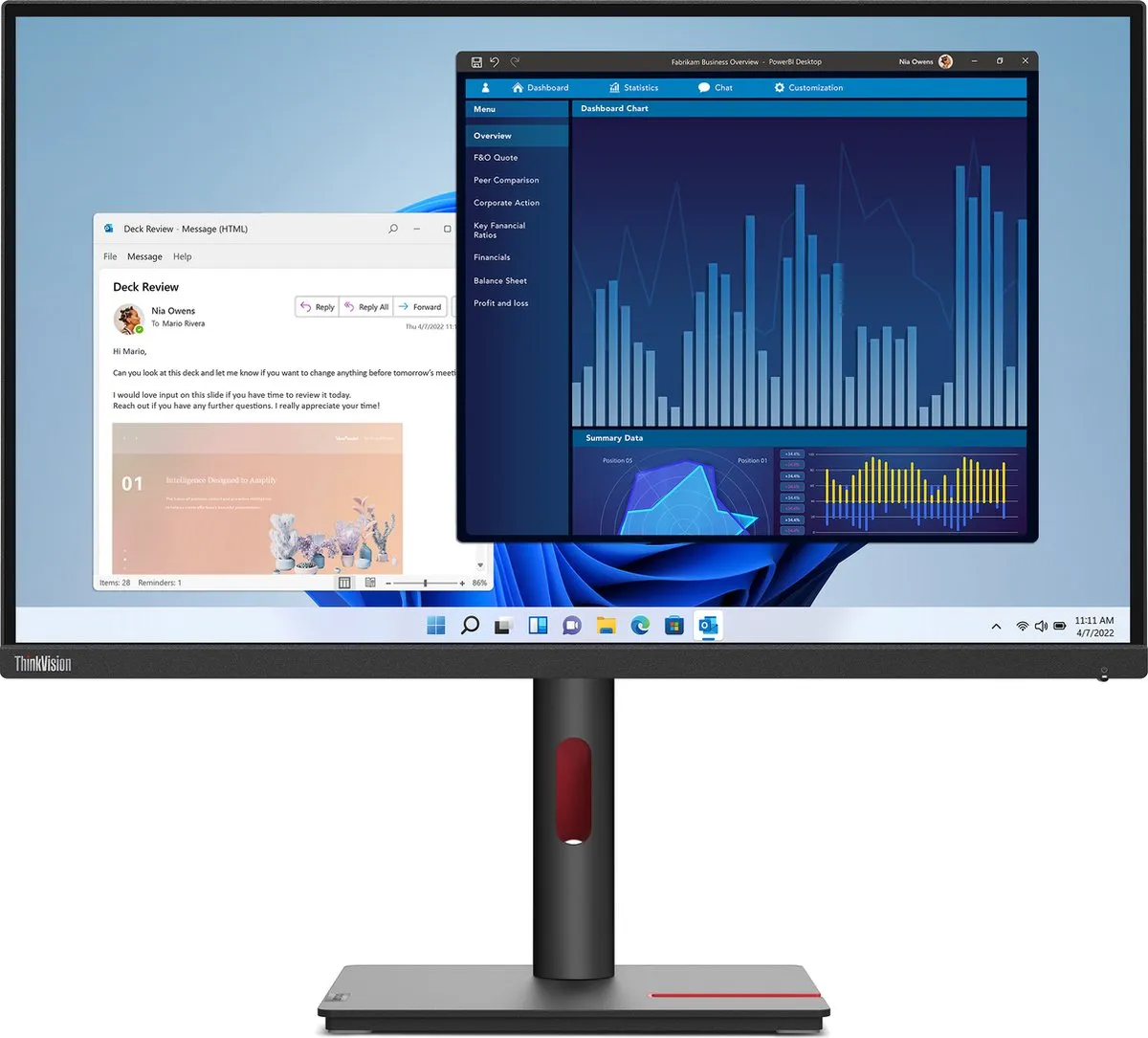 Lenovo T27P-30 Monitor 27"