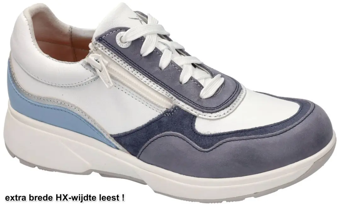 Xsensible Dames Sneakers Nubuck c vtr/rits 21861 4 - Maat 36 - Blauw - afbeelding 6 van 6