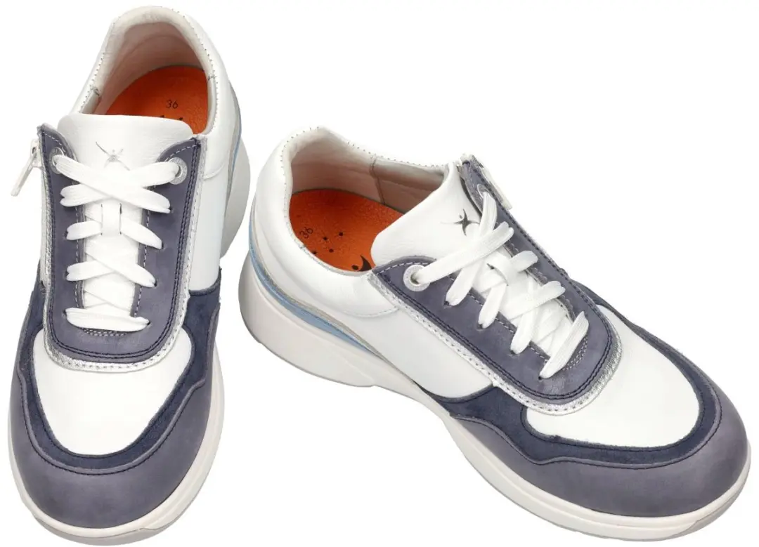 Xsensible Dames Sneakers Nubuck c vtr/rits 21861 4 - Maat 36 - Blauw - afbeelding 4 van 6