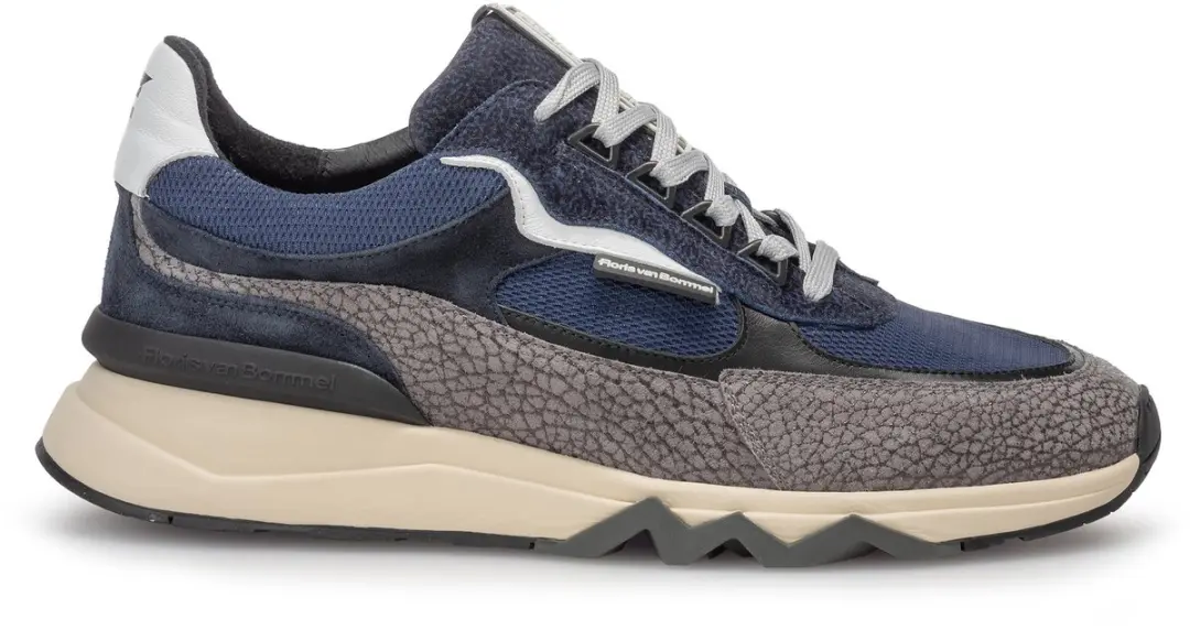 Floris van Bommel SFM-10234 Sneaker De Zager 10.01 Dark Blue G1/2