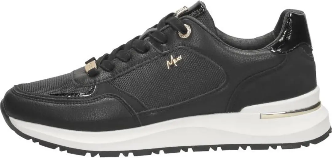Mexx Nonja Dames Lage Sneakers - Zwart - 37 - afbeelding 2 van 6
