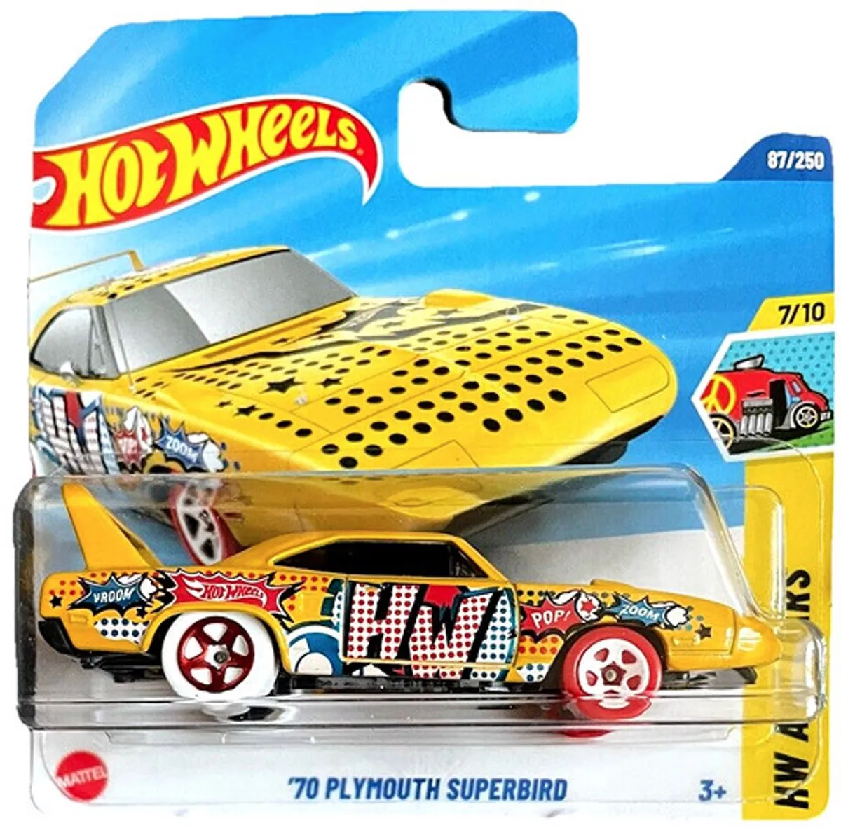 Hot Wheels '70 Plymouth Superbird Art Cars 21A