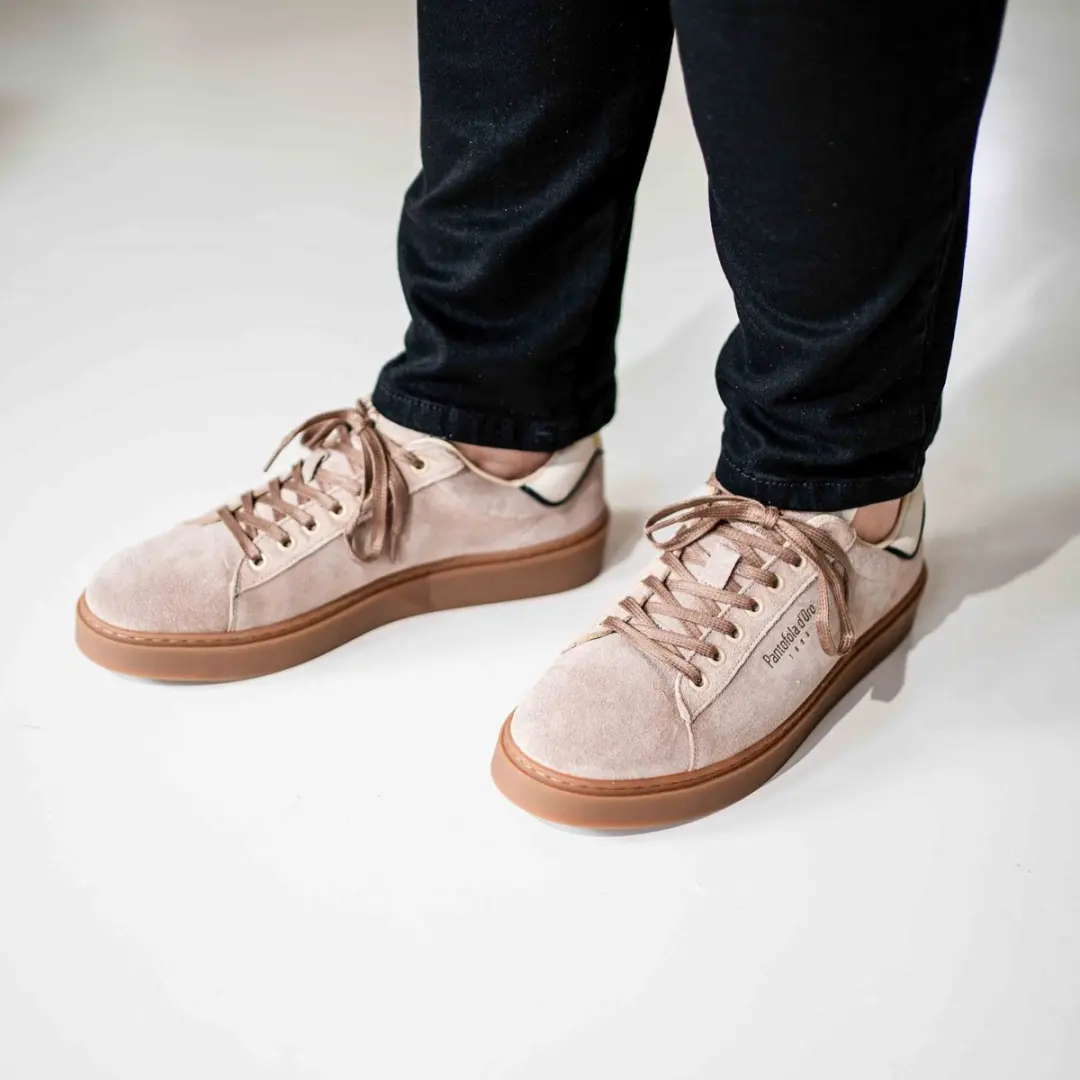 Pantofola d'Oro Elba Sneakers beige Suede