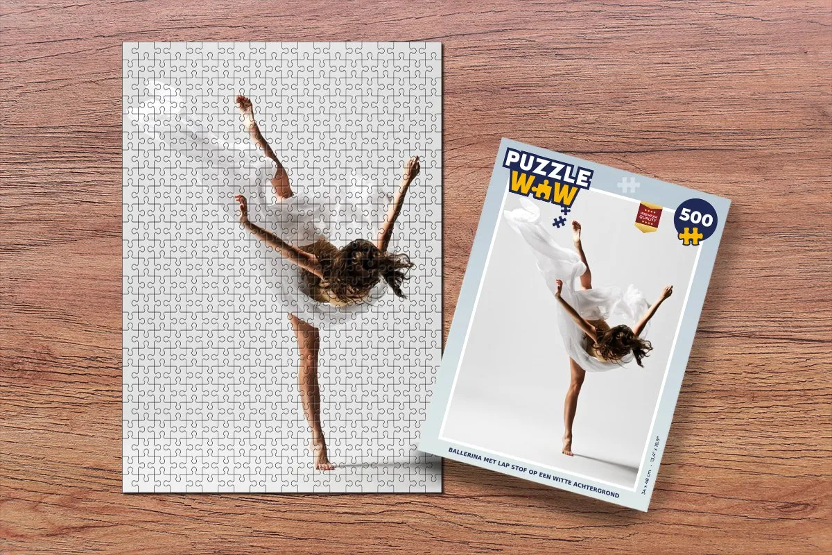 PuzzleWow Legpuzzel Ballerina 500 Stuks - Multicolor