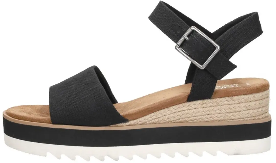 Toms Diana Sandalen - Met Sleehak - Dames - Zwart - Maat 43,5 - afbeelding 2 van 6