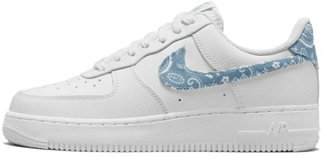 Nike Air Force 1 Low '07 Essential White Worn Blue Paisley (Women's)