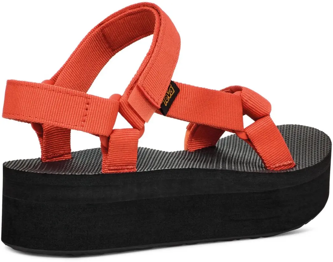 Teva Flatform Sandaal Dames - 36 - Rood/Zwart - afbeelding 3 van 6