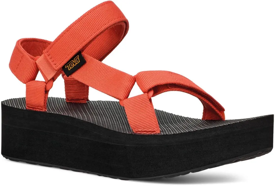 Teva Flatform Sandaal Dames - 36 - Rood/Zwart - afbeelding 6 van 6