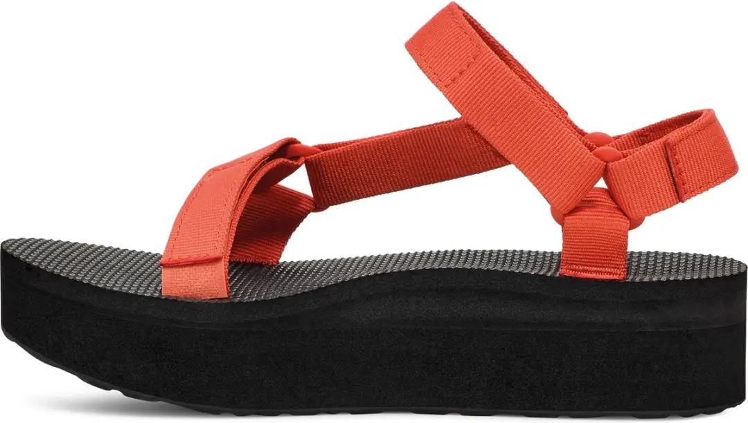 Teva Flatform Sandaal Dames - 36 - Rood/Zwart - afbeelding 2 van 6