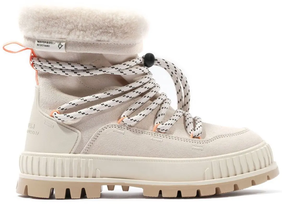 Palladium Pallaschock Hiver Hoge Sneakers - Wit/Beige 38 - afbeelding 2 van 6