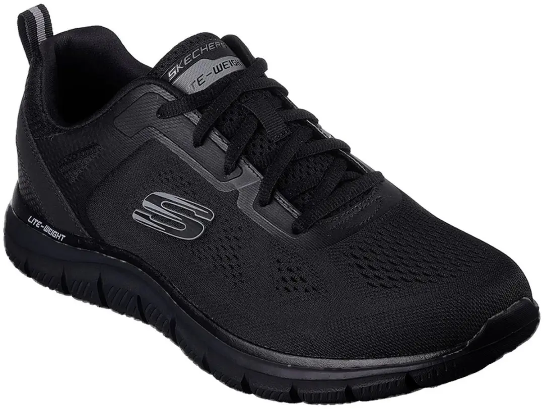 Skechers Track Broader Heren Sportschoenen - Zwart