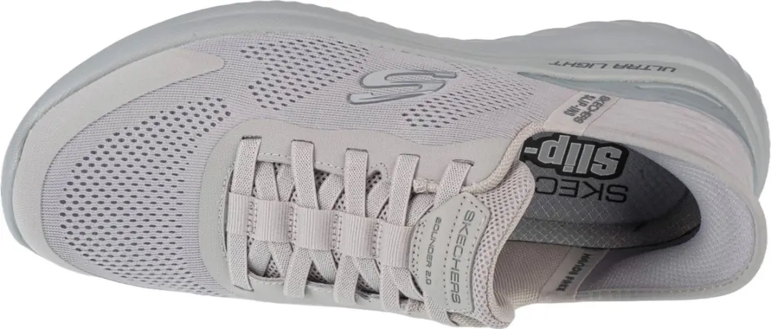 Skechers Bounder 2.0 Slip-Ins Sneakers 41.5 - Grijs - afbeelding 3 van 5