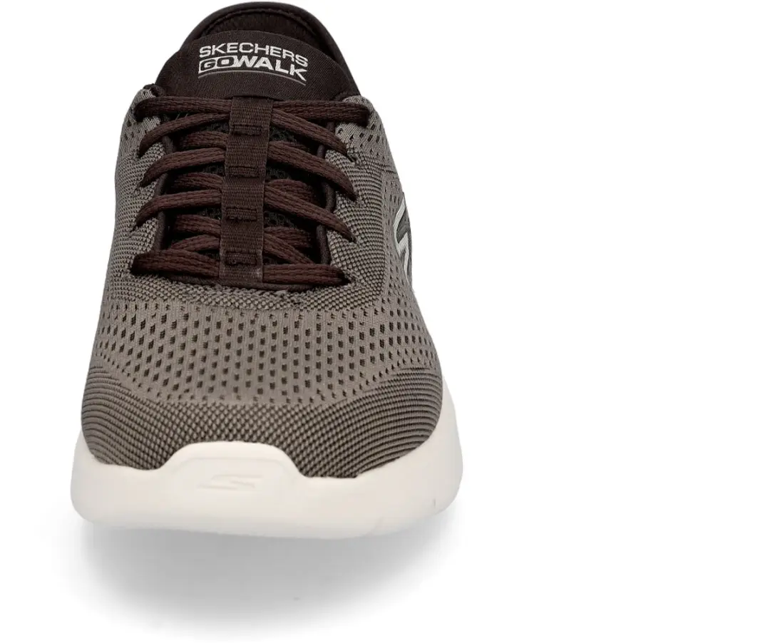 Skechers Go Walk Flex New World Heren Sneakers - Bruin
