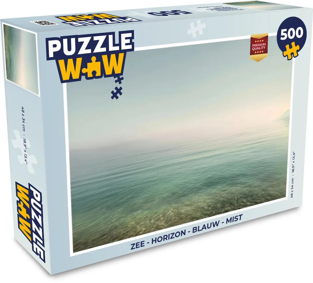 PuzzleWow Zee Horizon Legpuzzel 500 Stuks