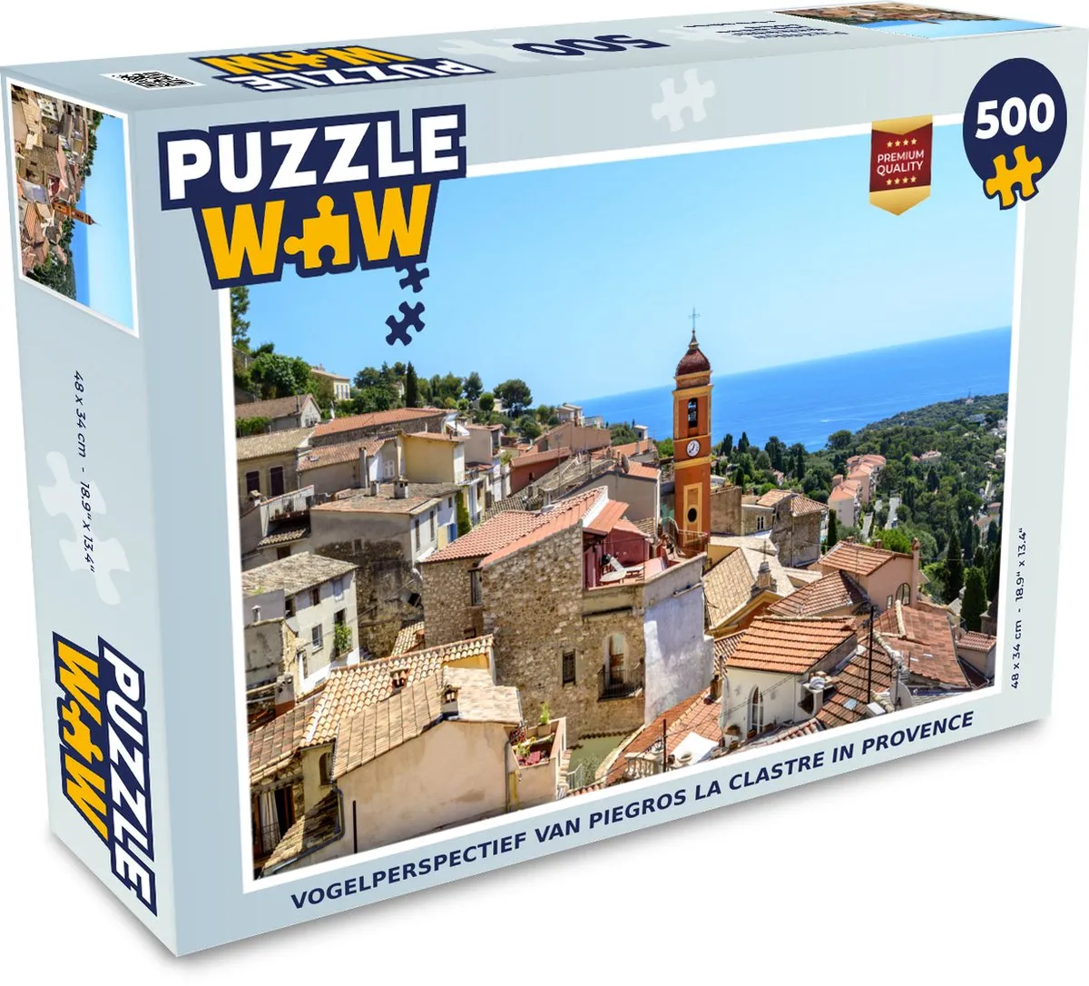 PuzzleWow Piegros La Clastre In Provence Legpuzzel 500 Stuks
