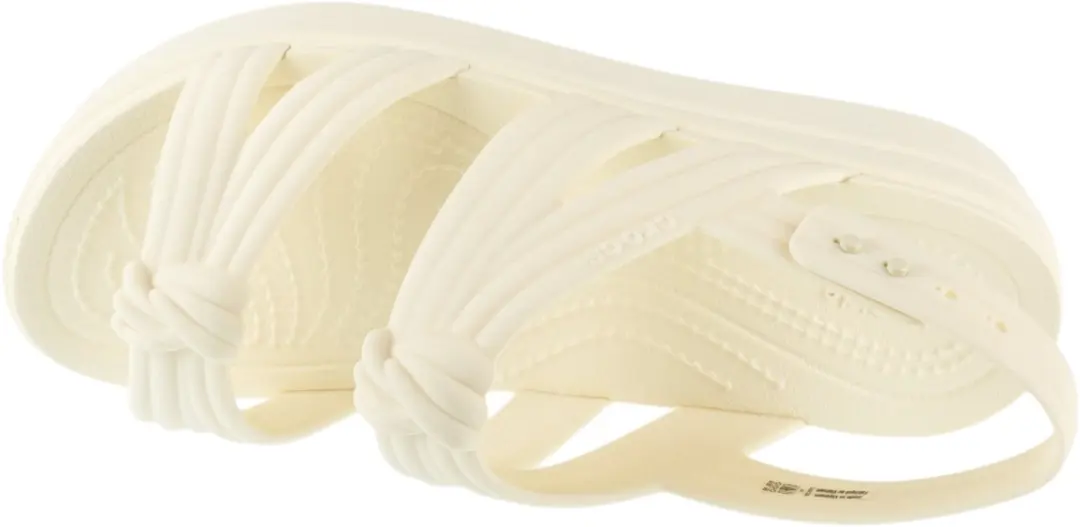 Crocs Brooklyn Knot Low Wedge Sandal 212864-105 - Beige - afbeelding 3 van 5