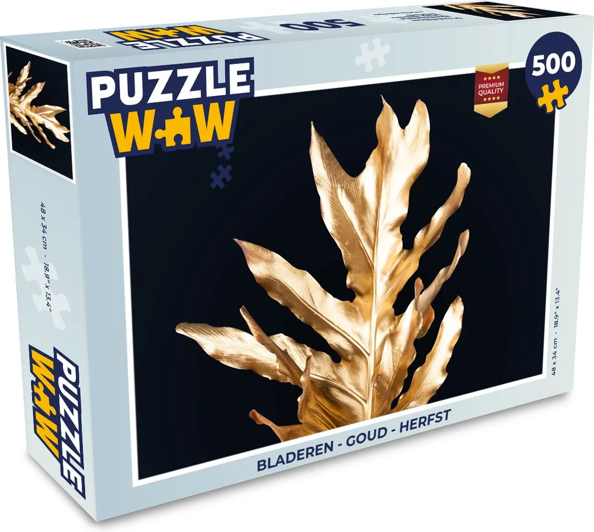 PuzzleWow Herfst Natuur Legpuzzel 500 Stuks - Multicolor
