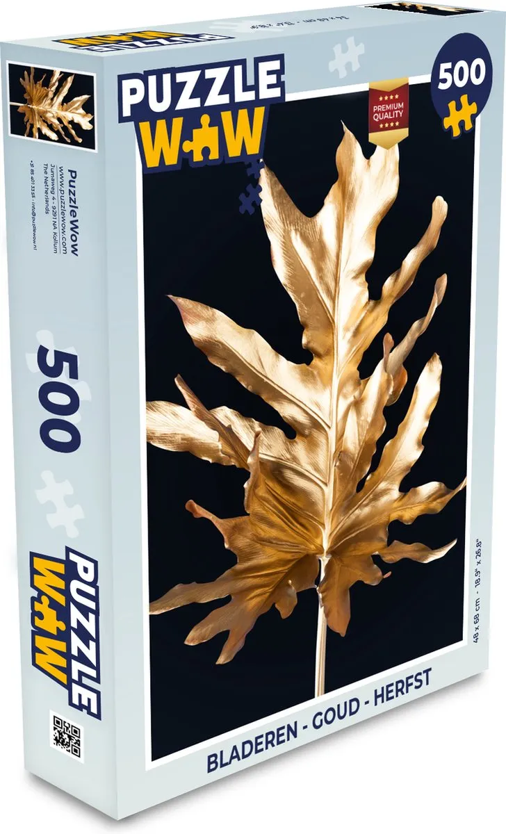 PuzzleWow Herfst Natuur Legpuzzel 500 Stuks - Multicolor