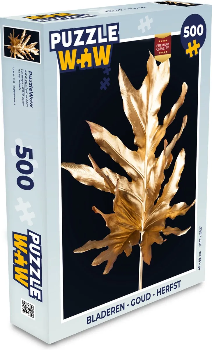 PuzzleWow Herfst Natuur Legpuzzel 500 Stuks - Multicolor