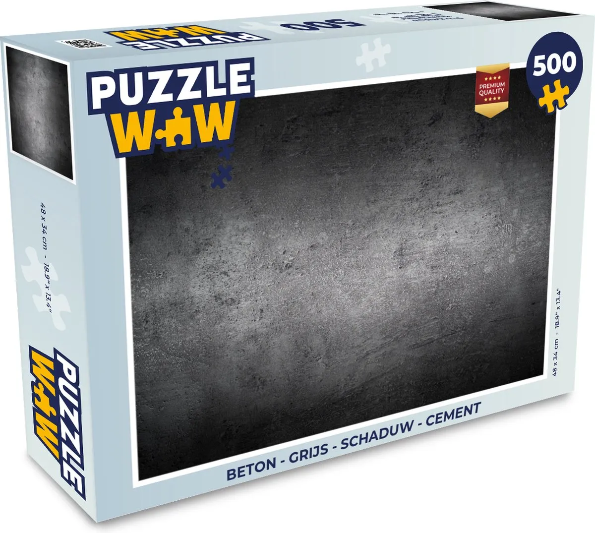PuzzleWow Beton Legpuzzel 500 Stuks - Multicolor