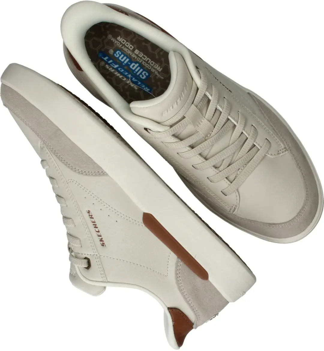 Skechers Verlo-Radical Heren Instappers 321244 - Wit - afbeelding 4 van 6