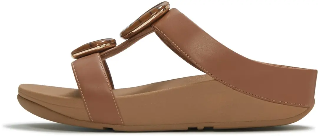 FitFlop Fino Marbled-Stone Slides - 36 - afbeelding 6 van 6