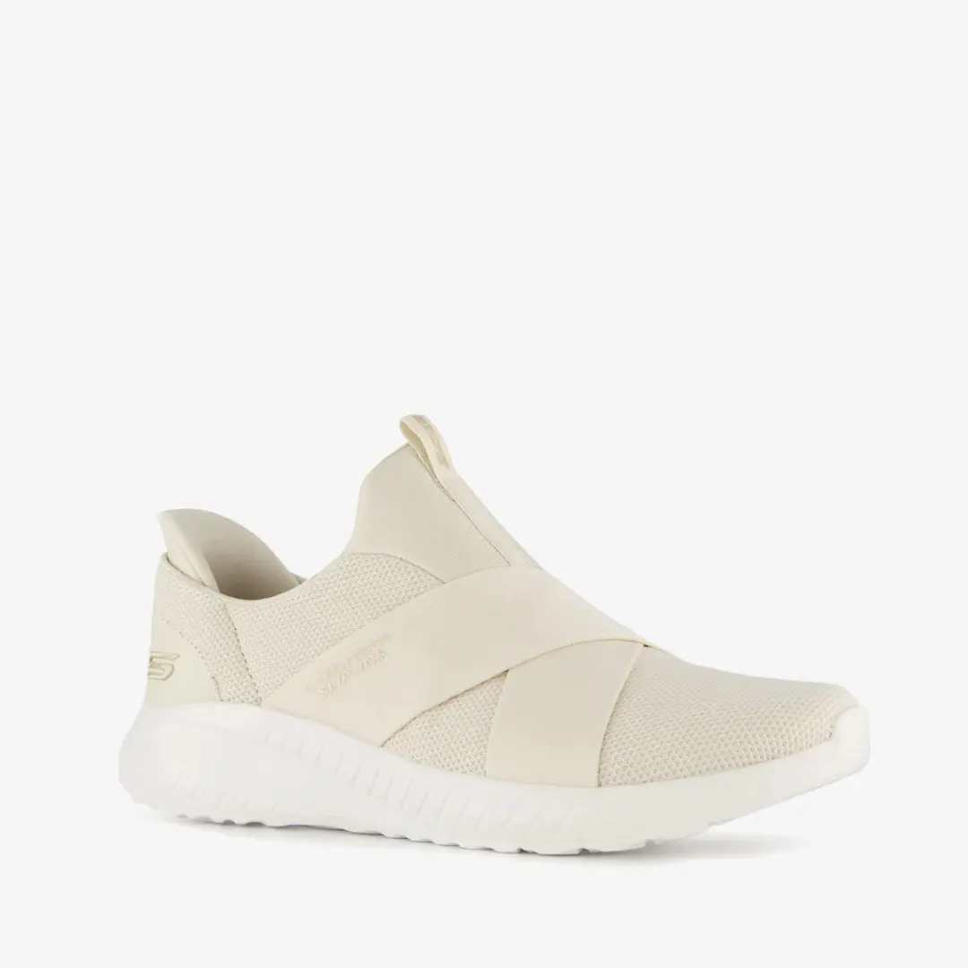 Skechers Slip-ins BOBS Sport Squad dames sneakers beige