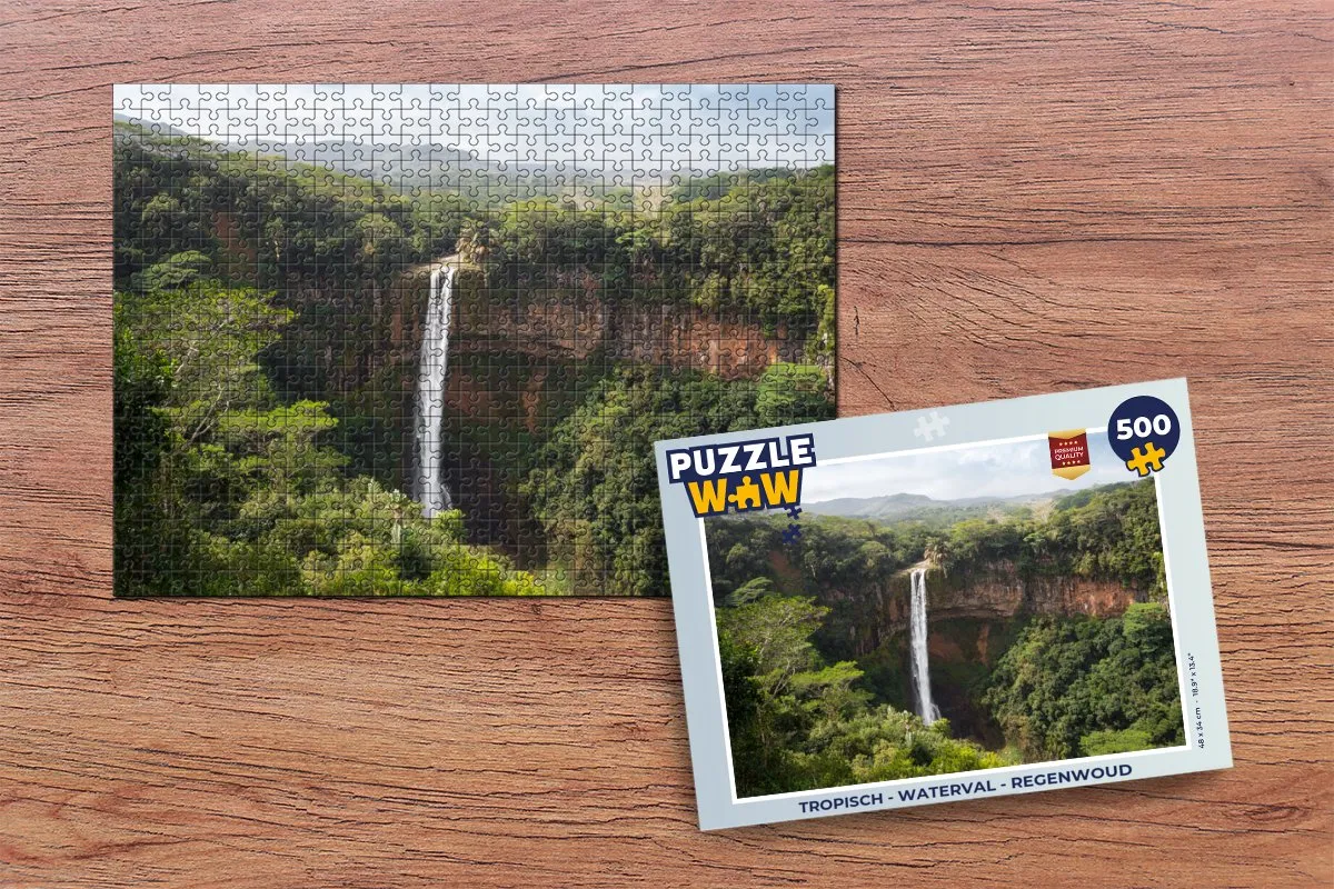 PuzzleWow Tropisch Regenwoud Legpuzzel 500 Stuks - Multicolor