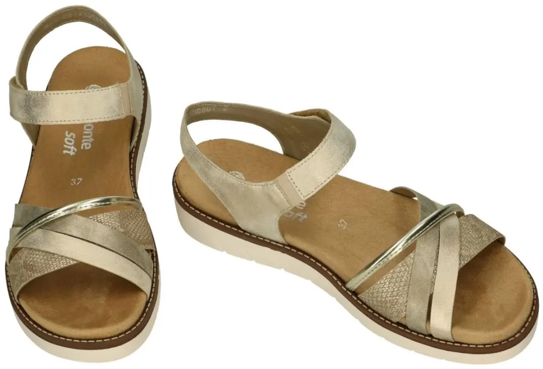 Remonte D2058-90 Dames Sandalen - Goud - afbeelding 2 van 4