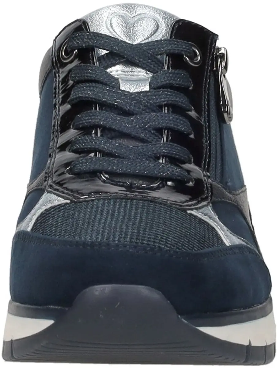 Marco Tozzi Dames Sneakers - Blauw - Maat 41 - afbeelding 3 van 6