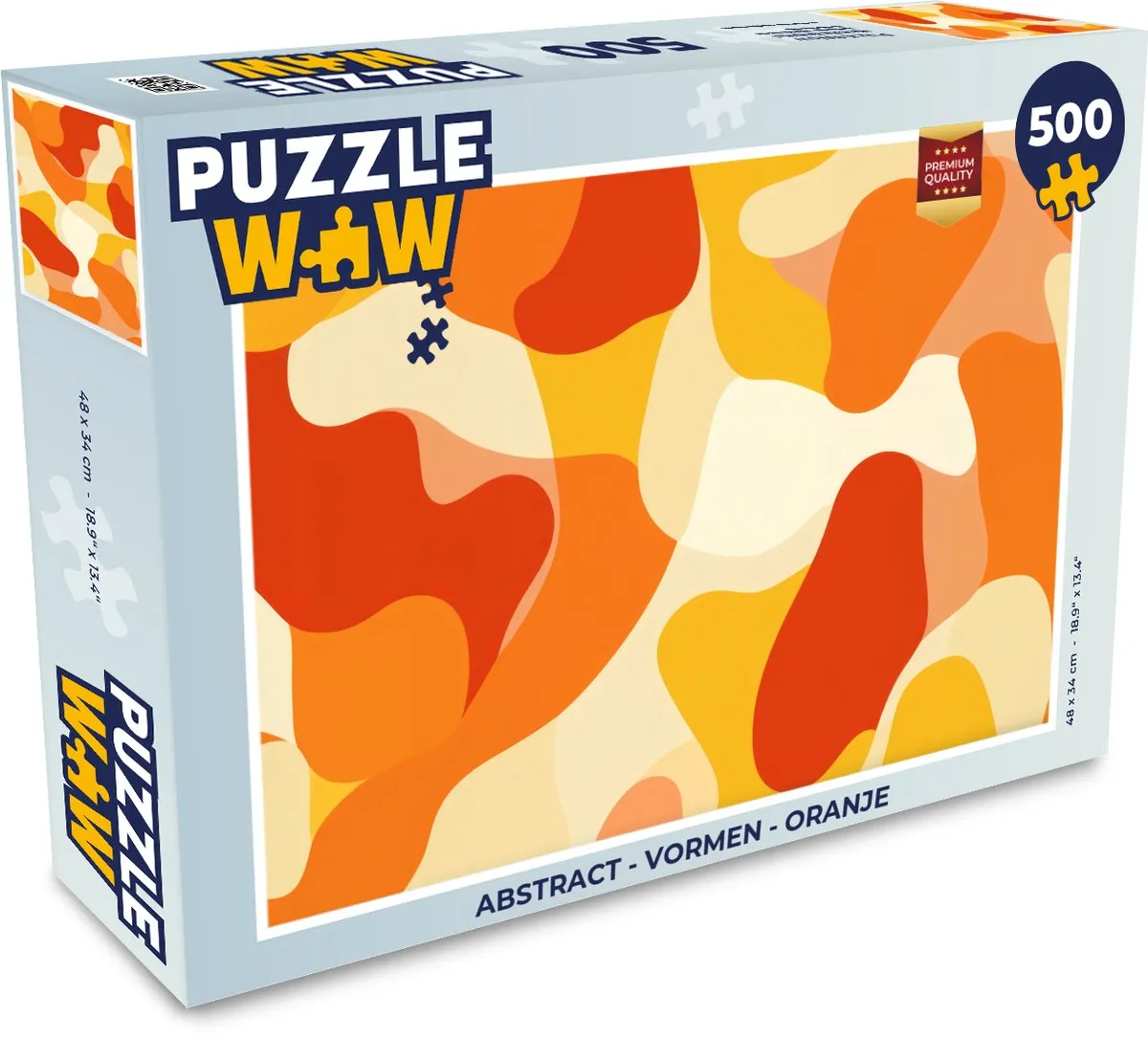 PuzzleWow Abstract Vormen Legpuzzel 500 Stuks
