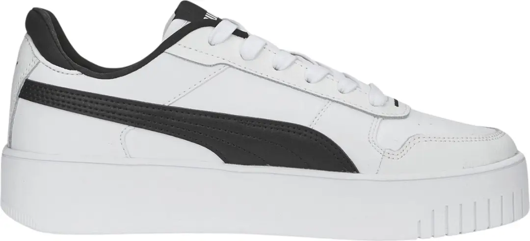 PUMA Carina Street Dames Sneakers 38.5 - Wit/Zwart - afbeelding 5 van 6