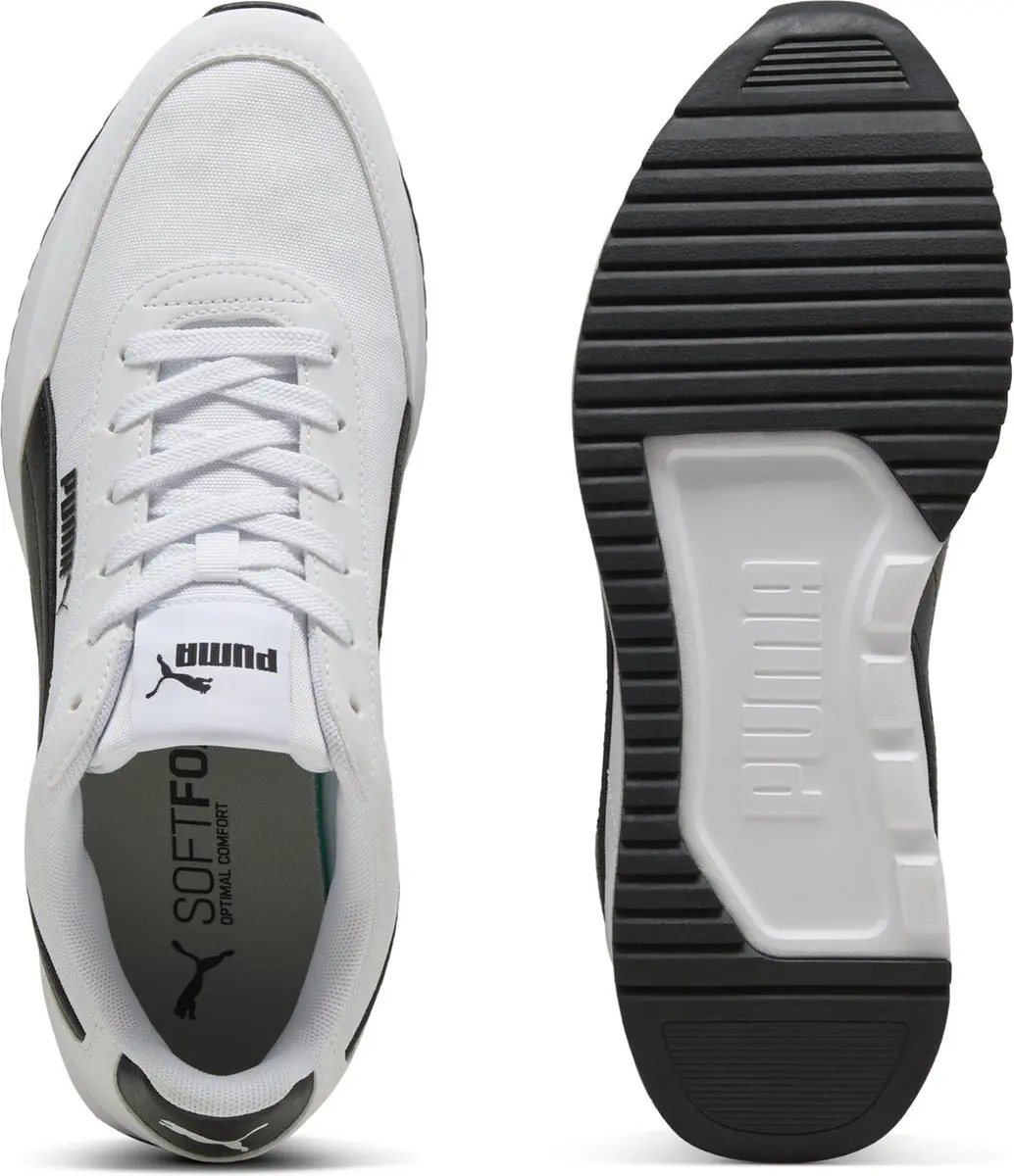 PUMA R78 Lightwind Sneakers - 43 - Wit/Zwart - afbeelding 4 van 6