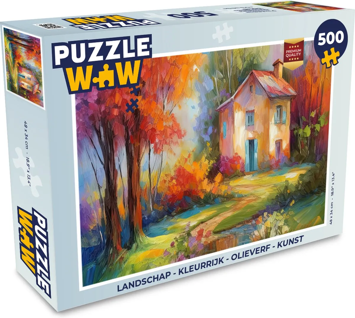 PuzzleWow Landschap Puzzel 500 Stuks