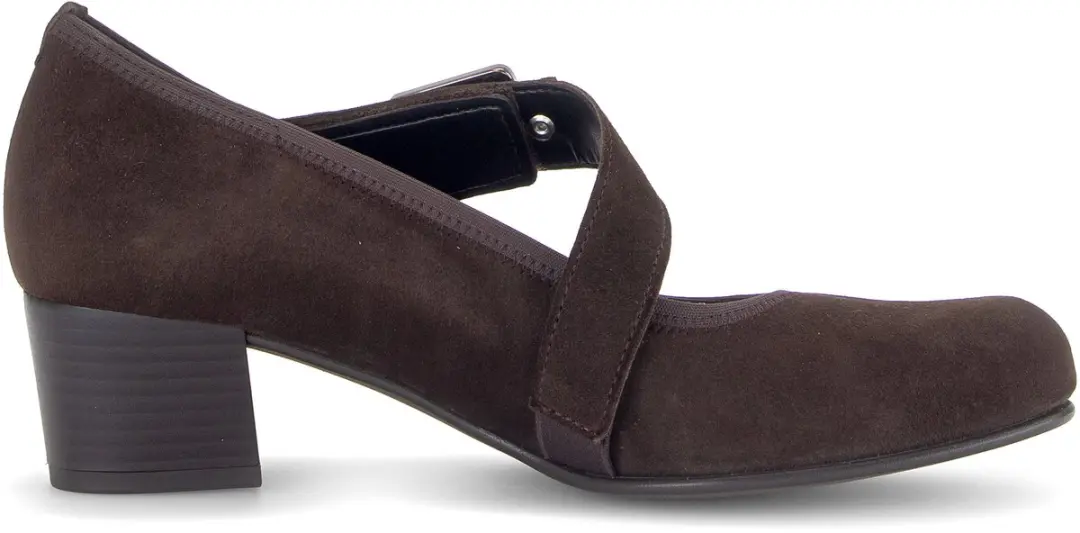 Gabor art. 3013.01.003 pump bruin nubuck H leest dames maat 5.5 / 38.5