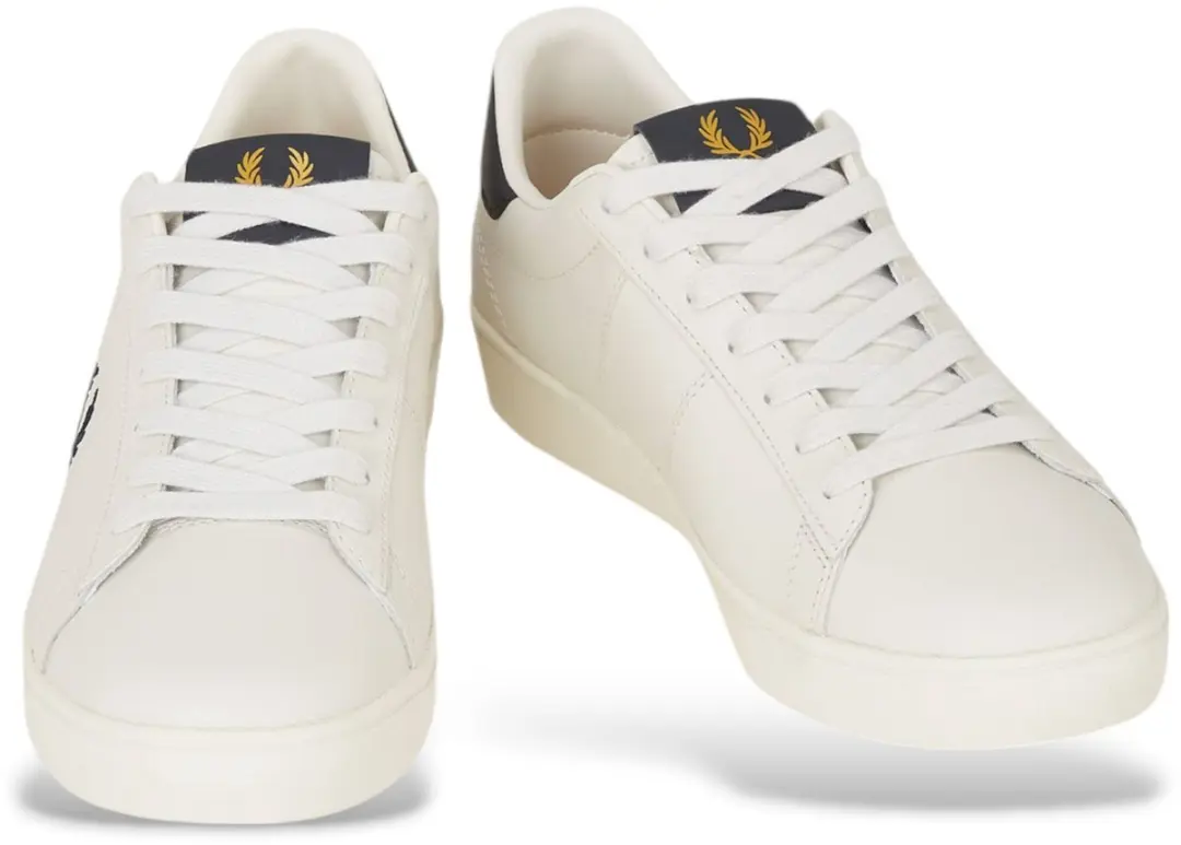 Fred Perry Spencer lederen sportschoenen beige - afbeelding 4 van 6