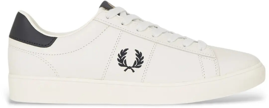 Fred Perry Spencer beige lederen sportschoenen