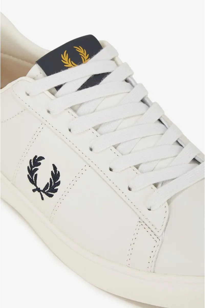 Fred Perry Spencer lederen sportschoenen beige - afbeelding 5 van 6