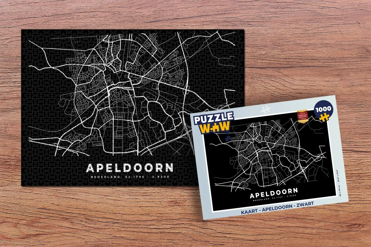 PuzzleWow Apeldoorn Legpuzzel 1000 Stuks - Multicolor
