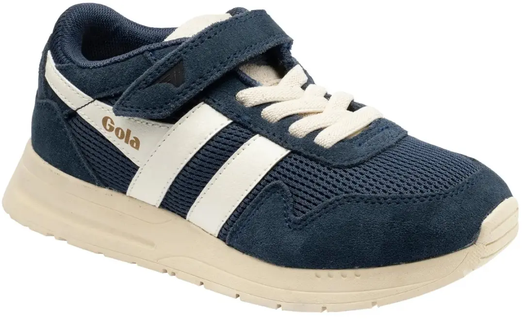 Gola Delta Strap Kinderschoenen 36 - Marineblauw/Off-wit
