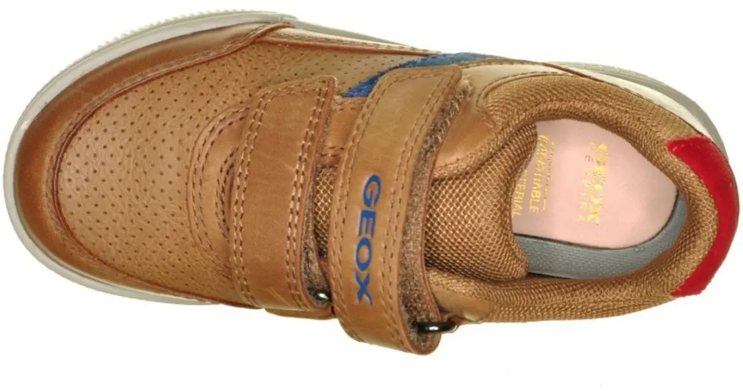 Geox Cognac Kinderschoenen Velcro maat 34