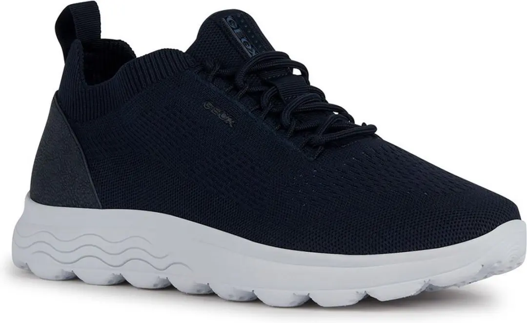 Geox Spherica Heren Sneakers - Marineblauw/Denim - Maat 44