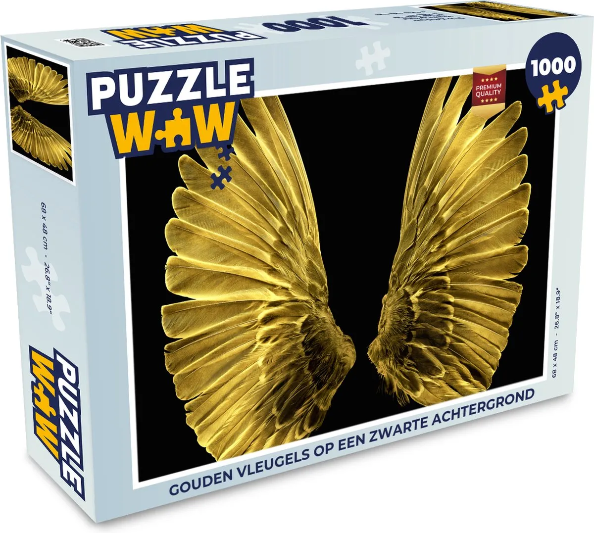 PuzzleWow Gouden vleugels Legpuzzel 1000 Stuks