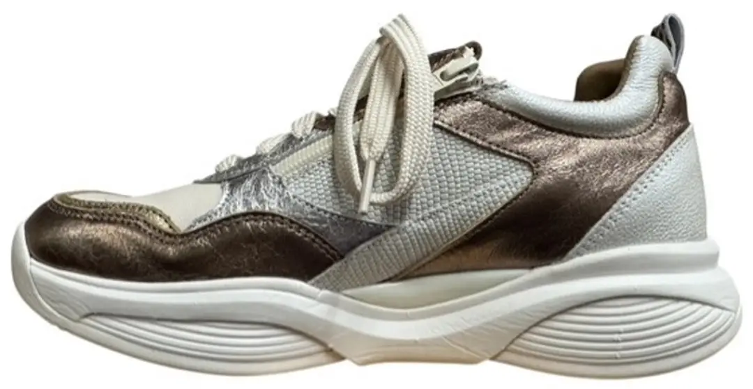 Xsensible SWX28 Dames Veterschoenen - Brons - Maat 38.5